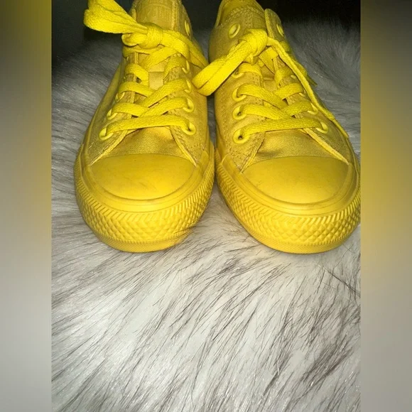 NWOB CONVERSE All Stars Low Top CTAS OX AURORA YELLOW - Picture 3 of 6